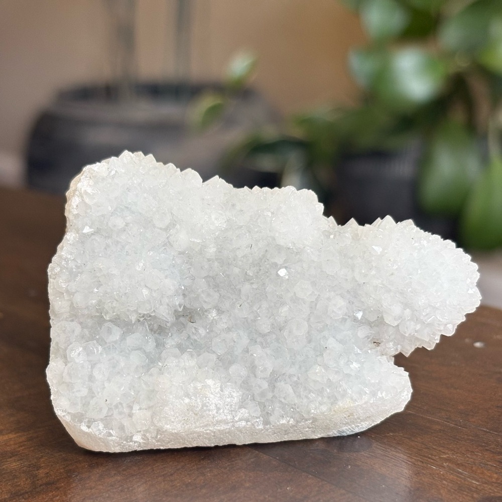 Quartz Freestanding Crystal Geode - Picture 3 of 5